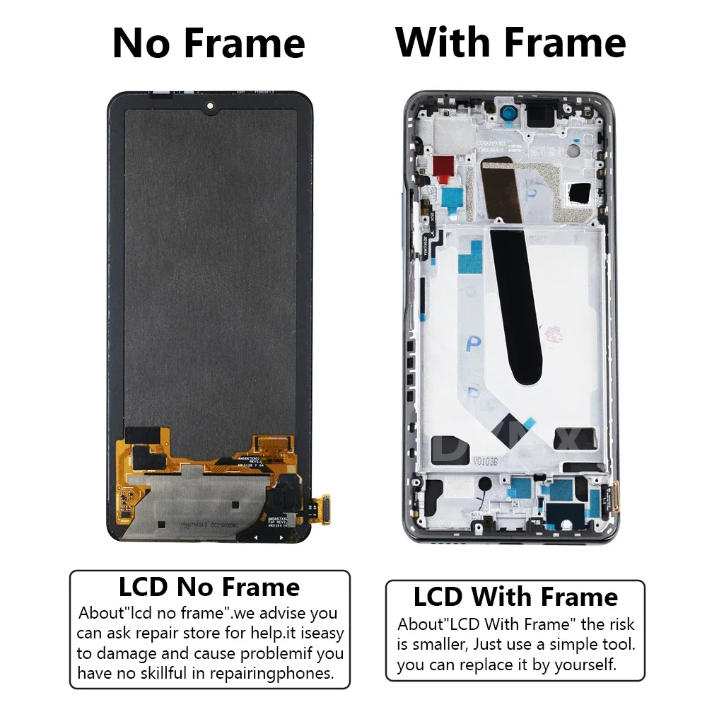 6.67\'\' NEW Super OLED For Xiaomi Poco F3 For Xiaomi Poco F3 LCD Display Touch Screen Digitizer Assembly Replacement