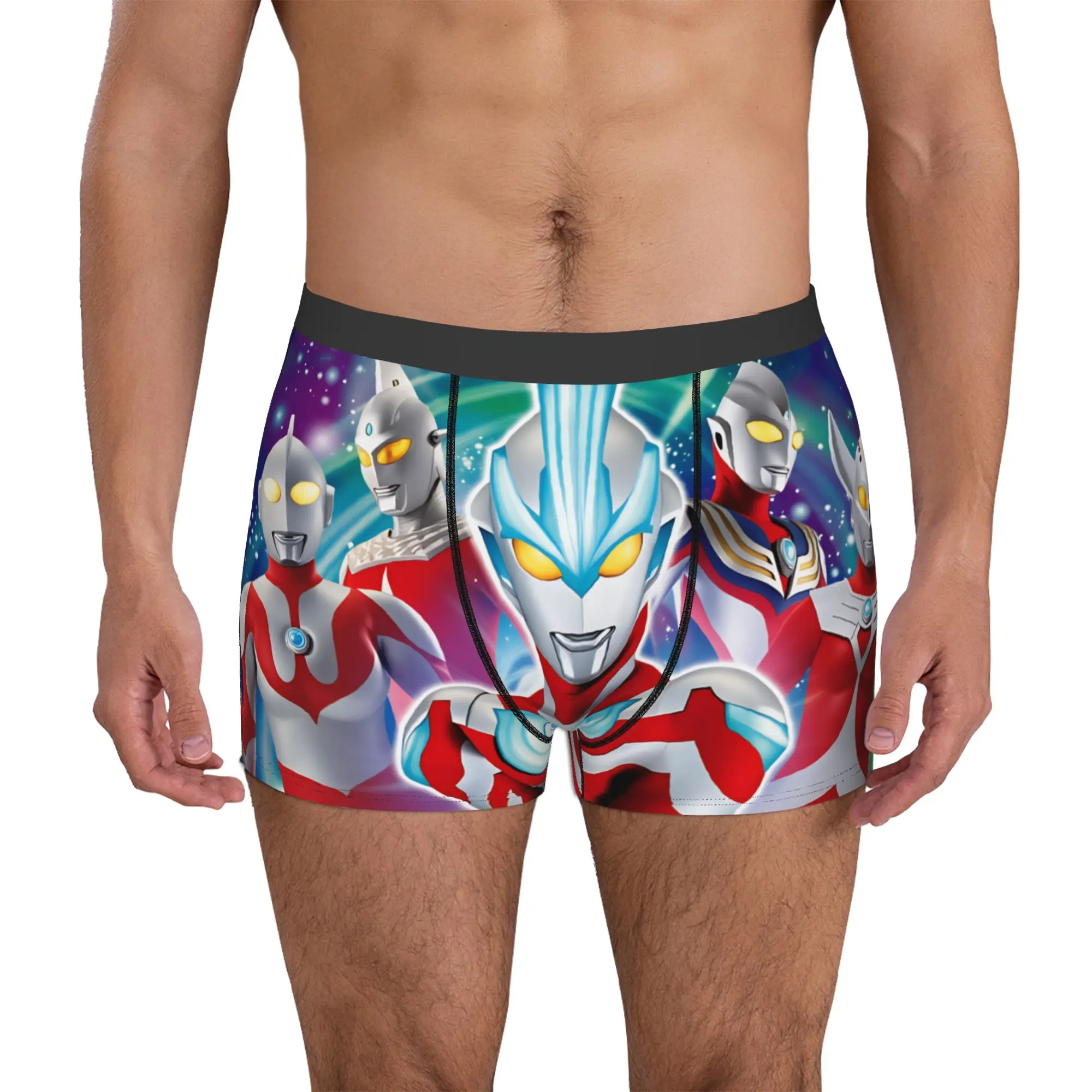 Calzoncillos tipo bóxer Ultraman Ginga Legend Tiga Ultraseven Taro para hombre, ropa interior cómoda