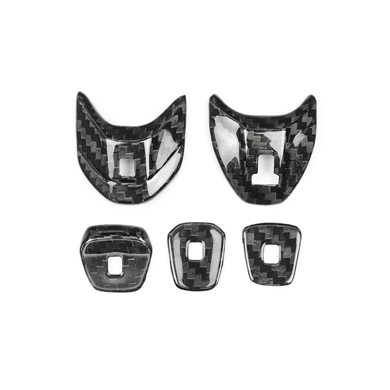 

Carbon Fiber Cover For Chevrolet Corvette C8 2020 2021 2022 2023 Car Console Gear Shift Button Sticker Accessories