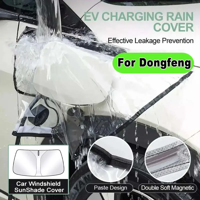 For Dongfeng Forthing Star Sea S7 V9 Dedicated New Energy Car Charging Port Waterproof Protector Cover Gun Rain Cover