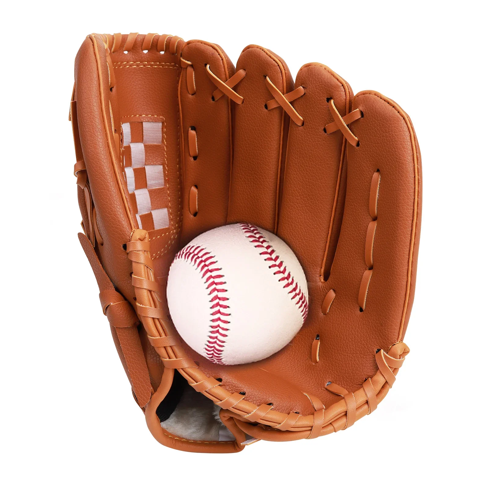 Outdoor Kids Trainning Sports Baseball Glove Softball Practice Equipment Size 10.5/11.5/12.5 Left Hand for Adult Man Woman