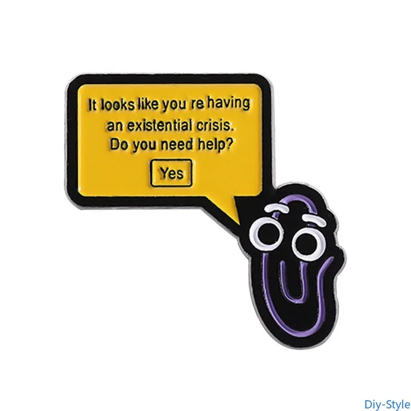 

Cartoon Earthworm English Alphabet Clothing Accessories Backpack Alloy Brooch Badge Enamel Lapel Pins