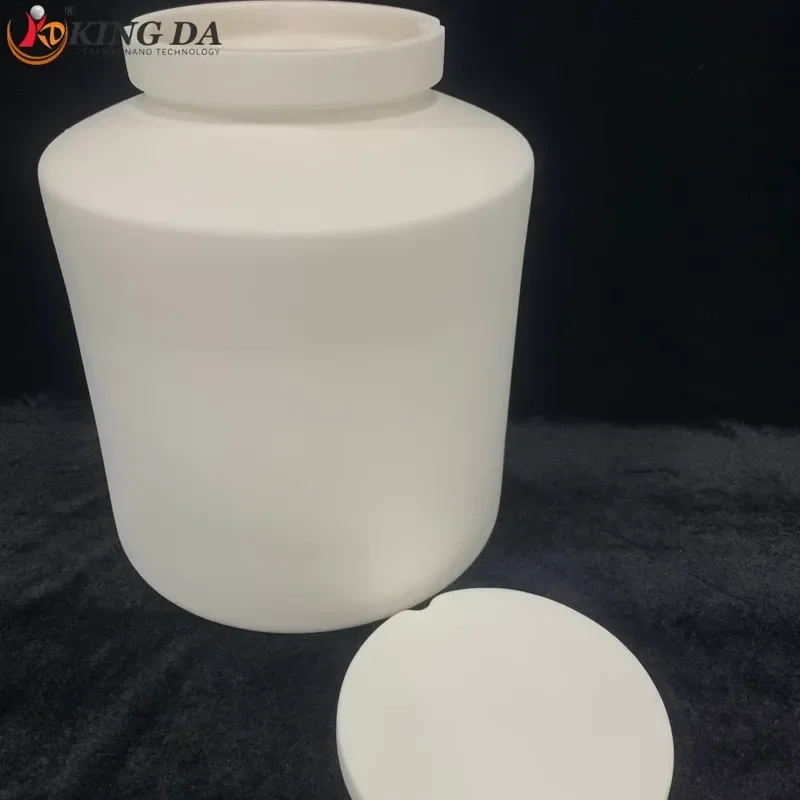 i 92% Alumina Ceramic Grinding Jar for Ball Mill-Lab & Industrial Powder Milling Ceramic Parts with Welding & Cutting