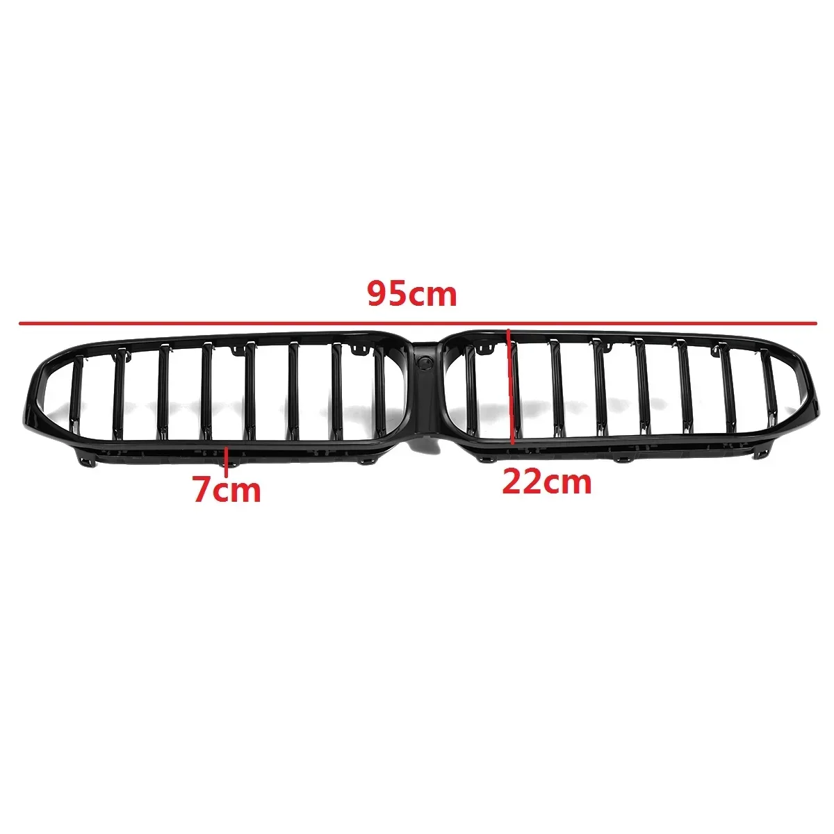 

Пара для BMW G30 G31 серии 5 седан, универсал и F90 M5 2020 2021 2022, автомобильная глянцевая черная передняя решетка для почек, гриль, автозапчасти