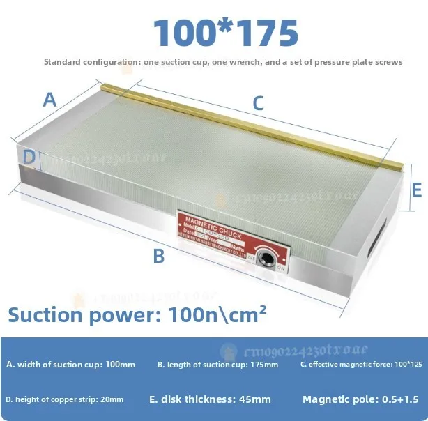 Krachtige Permanente Magneetplaat - Mini Neodymium Plaat voor CNC, Frezen & Precisieslijpen