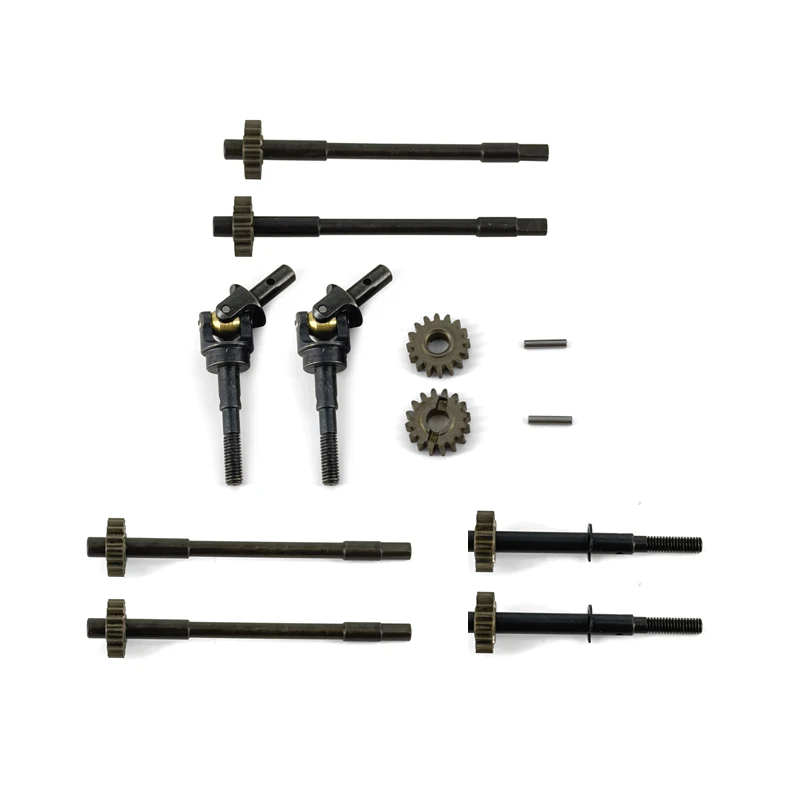 Axial Scx10 Upgrades Parts Metal Steel Universal Front Rear Axle CVD Drive Shaft Links transmission For 1/10 Rc Car Accessories