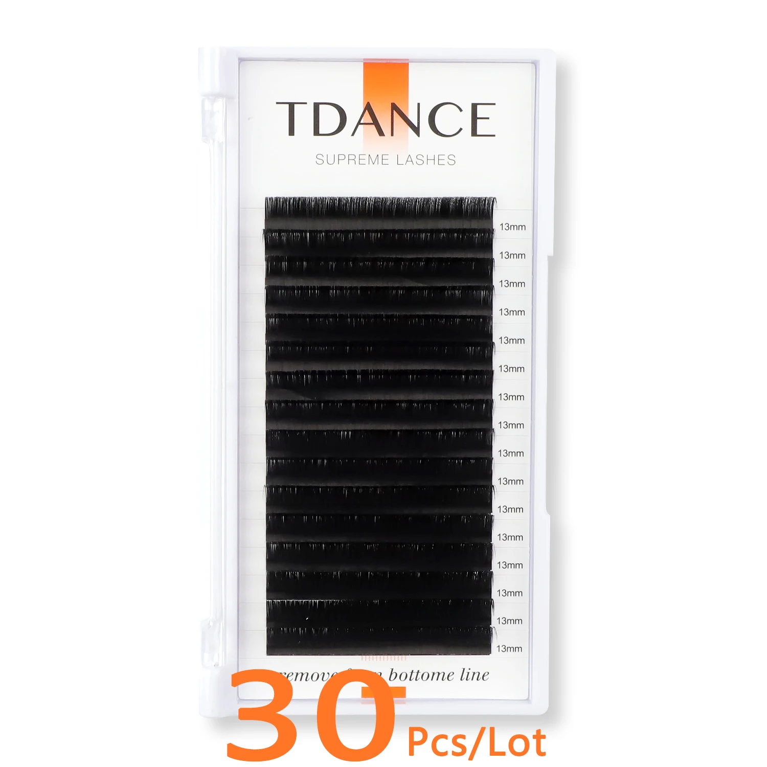 

TDANCE 30Case/Lot 16Rows Faux Lash Individual Eyelash Extension Lashes Russian Volume Professionals Soft Natural Eyelashes