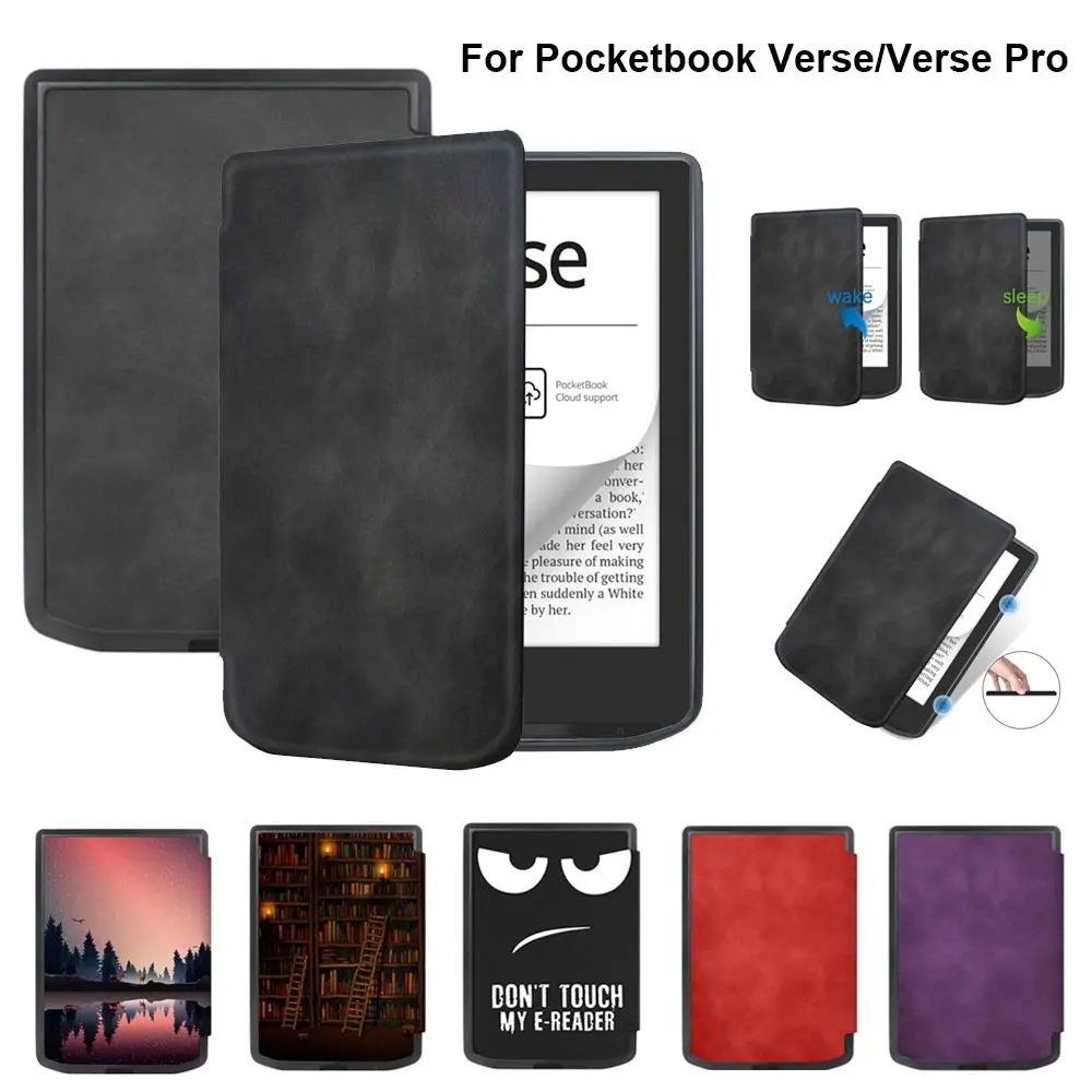 For Pocketbook Verse/Verse Pro e-Reader Case Ultra Slim Filio Cover PB 629/634 Funda Auto Wake/Sleep Soft TPU Protective Shell