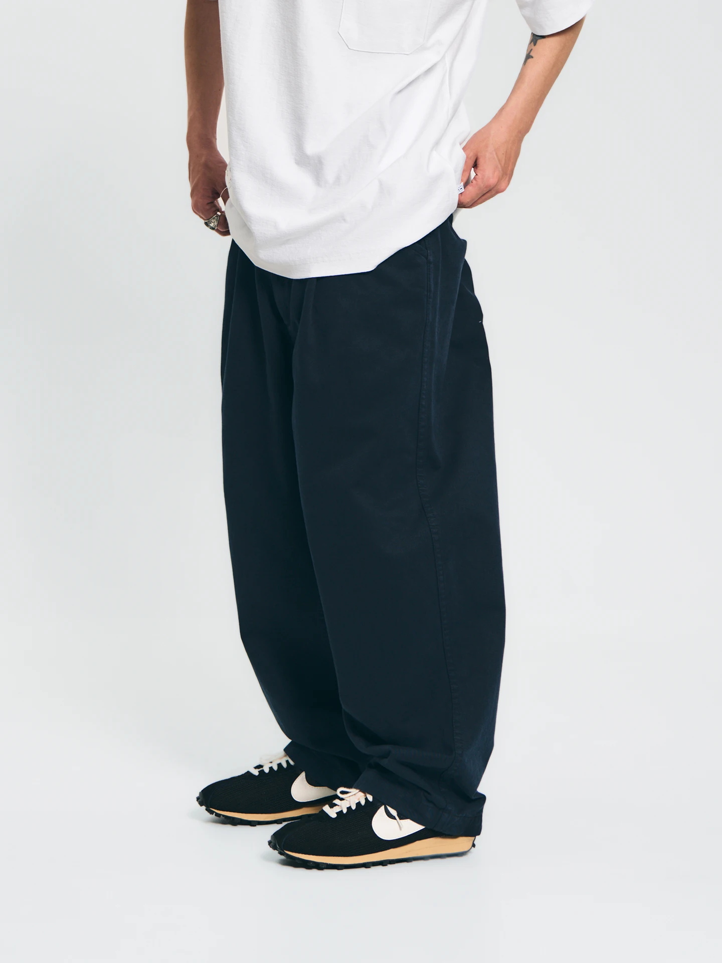 

MIDUPDATE Spring 2026 Loose Straight Leg Casual Trousers Men's Commuter Versatile Cotton Long Pants Classic Chino Sle