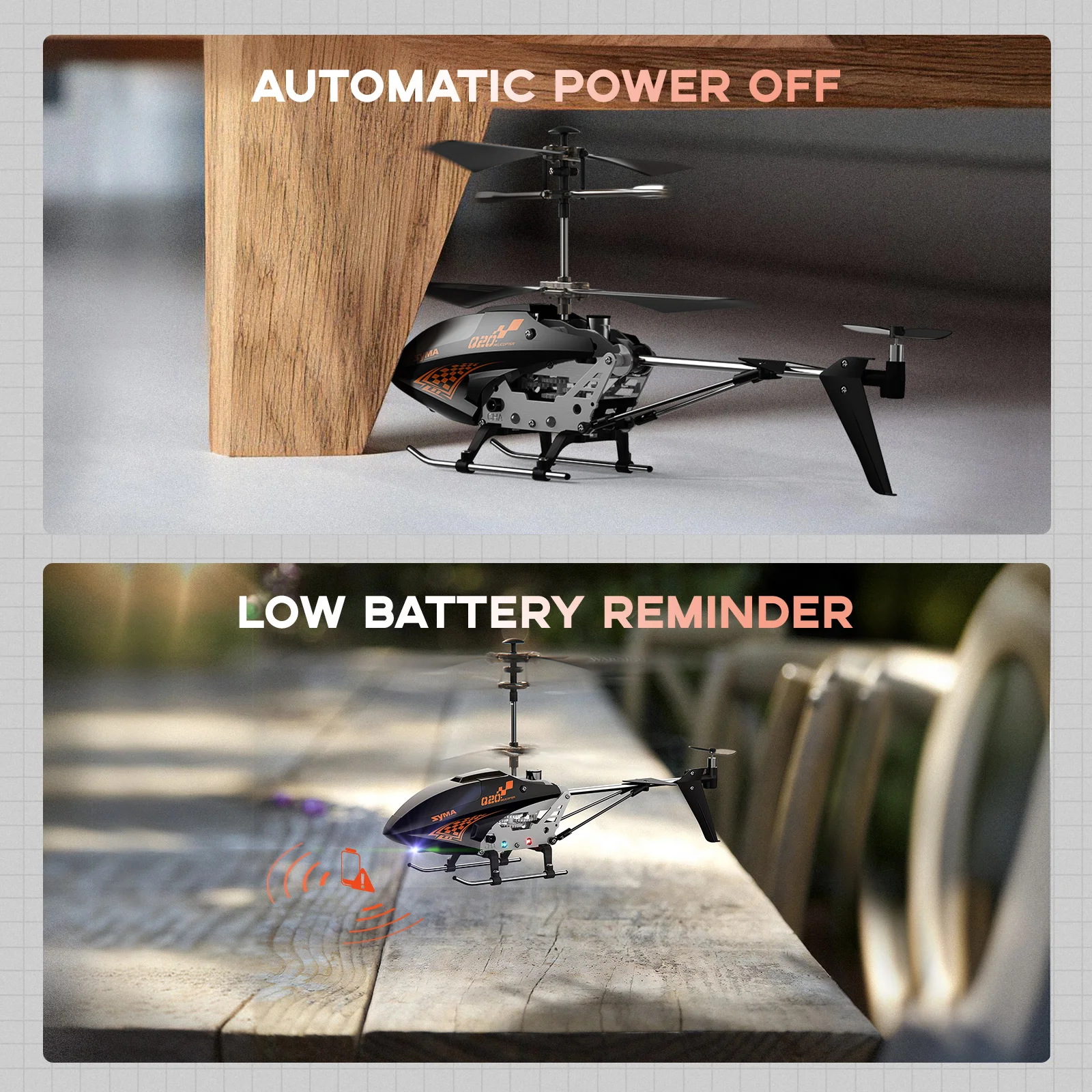 New Arrival SYMA Remote Control Helicopter, Q20 Aircraft with Altitude Hold, 3.5 CH, Easy to Fly RC Toy for Kid Beginner