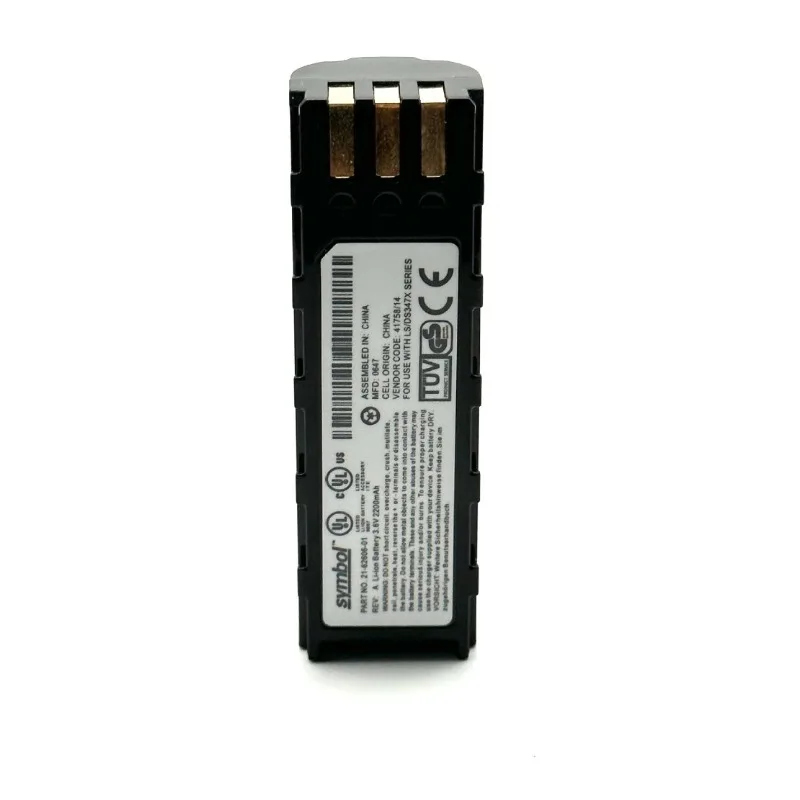 3.6V 2200mAh Barcode Scanner Gun Battery for Symbol LS3578 DS3578 LS3478 Replace Rechargeable Lithium-ion Batteries