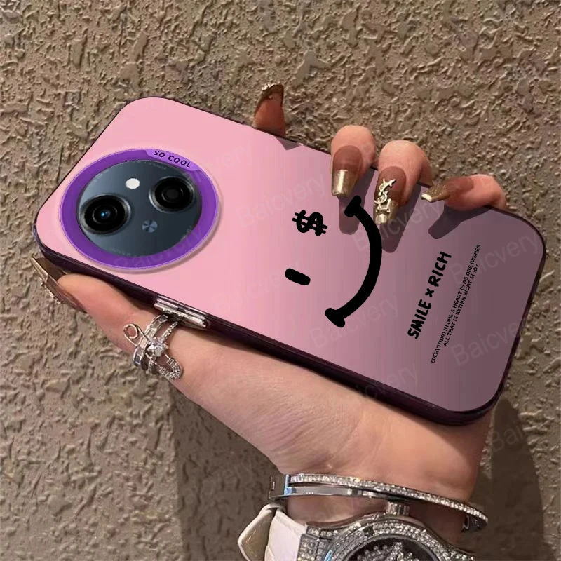 حافظة لهاتف Tecno Spark GO 1 Spark 30c 20c 10c 20 10 8c 7T 6 GO Pro Plus 4G 5G حافظة هاتف ليزر فاخرة على الطراز الكرتوني رقم 24 #5