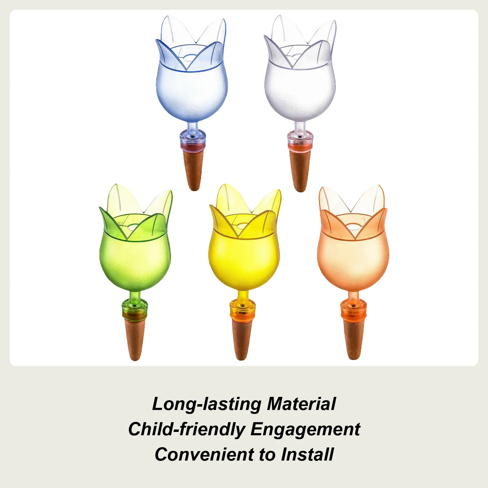 

Шипы для полива сада, 5 шт., колья для орошения теплиц, автоматические шипы для полива в форме цветка для садового газона, овощей