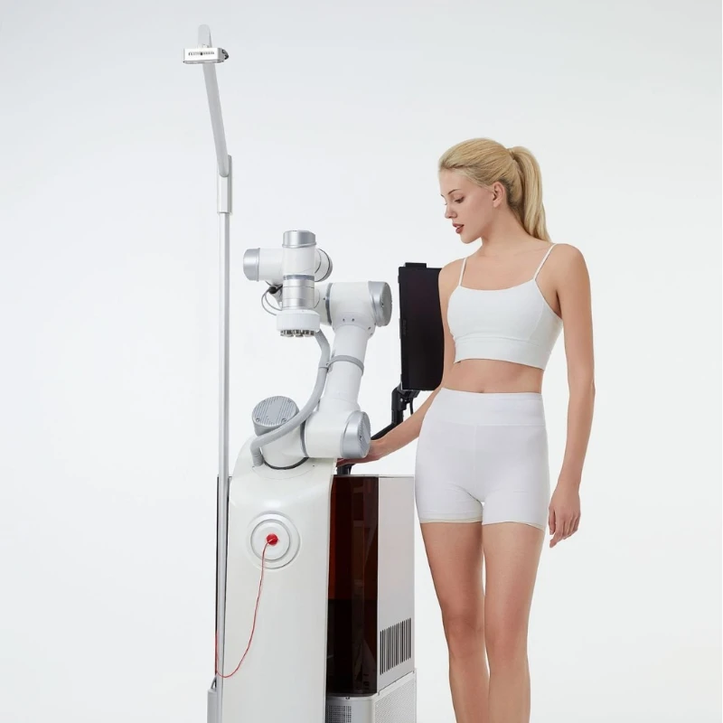 Hot-selling health club, intelligent shock wave massage robot, radio frequency physiotherapy instrument