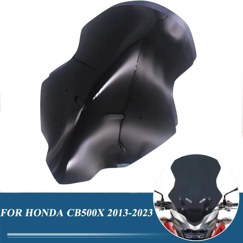 

Аксессуары для переднего экрана 2023, ветрозащитный экран для Honda CB500X CB 500X 2013-2023, лобовое стекло мотоцикла, воздушный дефлектор