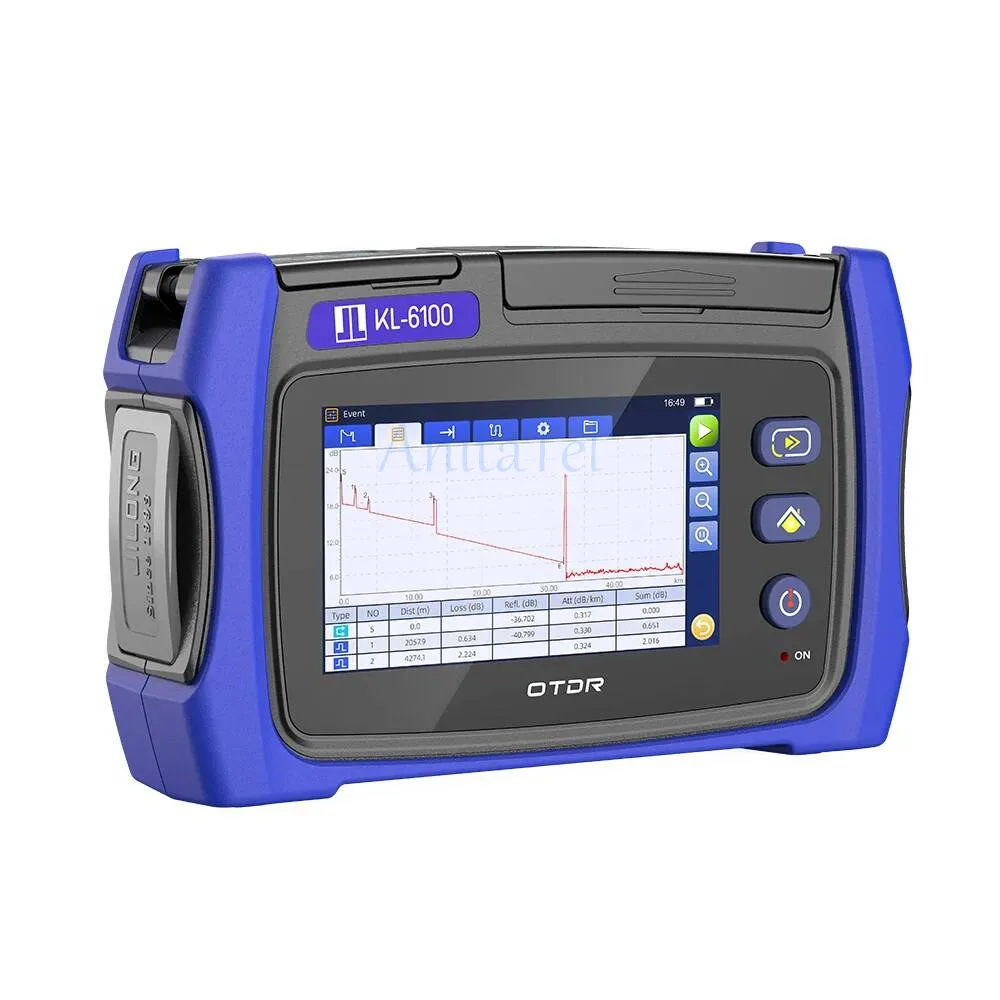 JILONG KL6100 OTDR Meter Time Domain Reflectometer 1550Nm 1610Nm 1577Nm 1625Nm 24Dbftth Optical Fiber Tester