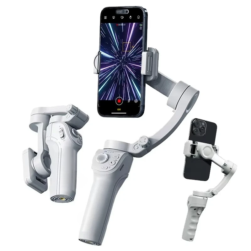 Universal Stabilizer 360 Rotary Mobile Phone Stabilizer Portable 3-Axis Mobile Phone Universal Stand