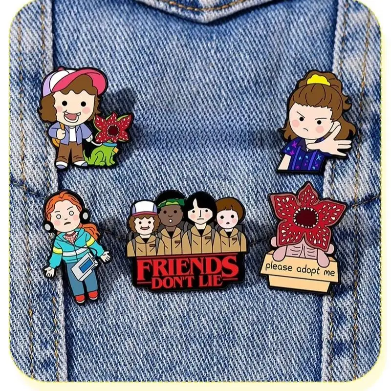 Cute King Cannibal Flower Enamel Pins Cartoon Women's Brooches Men Lapel Pins Badge on Backpack Costume Accessories Jewelry Gifs