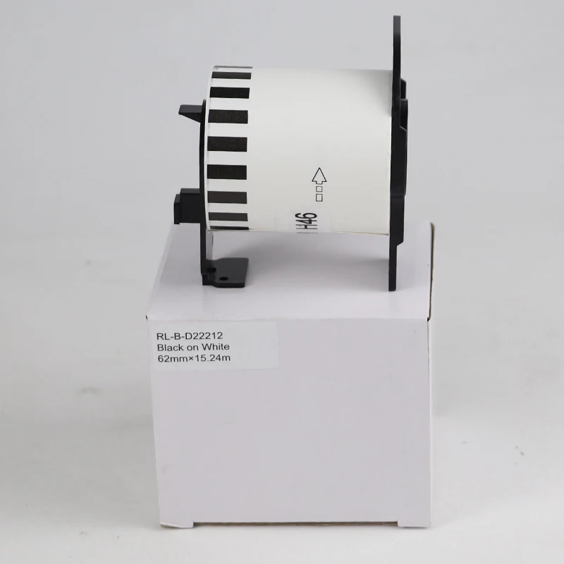 1-5Roll DK-22212 DK 22211 Label Continuous Thermal Paper 62mm*15.24M 29mm*15.24M for Brother Thermal Printer With Holders Labels