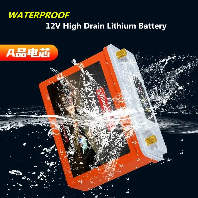 

Camping Portable Illumination Power Bank Waterproof 12V High Power 60AH-180AH Lithium-ion Battery