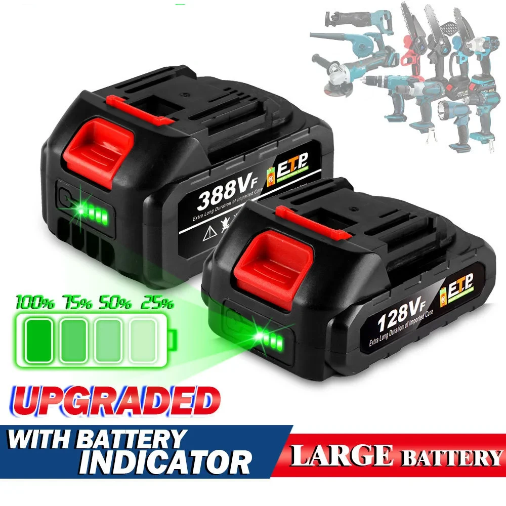 

18V 6.0Ah Rechargeable Battery ,For Makita BL1830 BL1830B BL1840 BL1840B BL1850 BL1850B Power Tools Battery