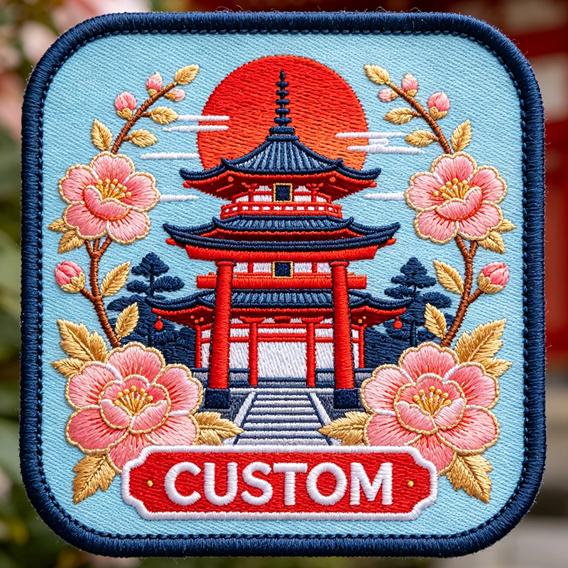 Custom Embroidery Patch Personalized Logo Iron On Sew On Patches For Clothing Jackets Backpacks DIY Customized Badge Applique