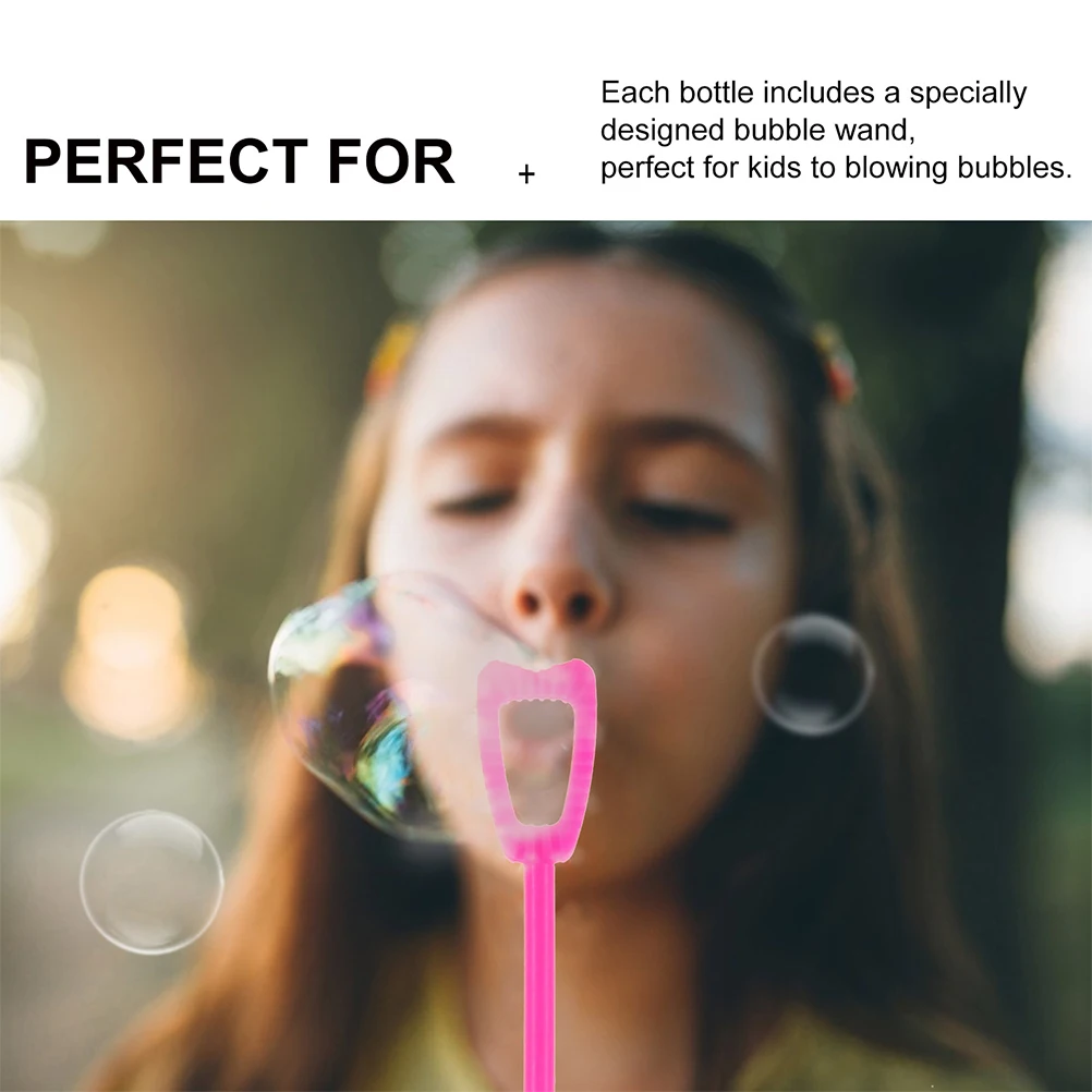 

30 Pcs Empty Bottle of Bubble Tube Kid Gifts Bubbles for Wedding Wand Kids Party Bag Fillers Plastic Mini Favors Child