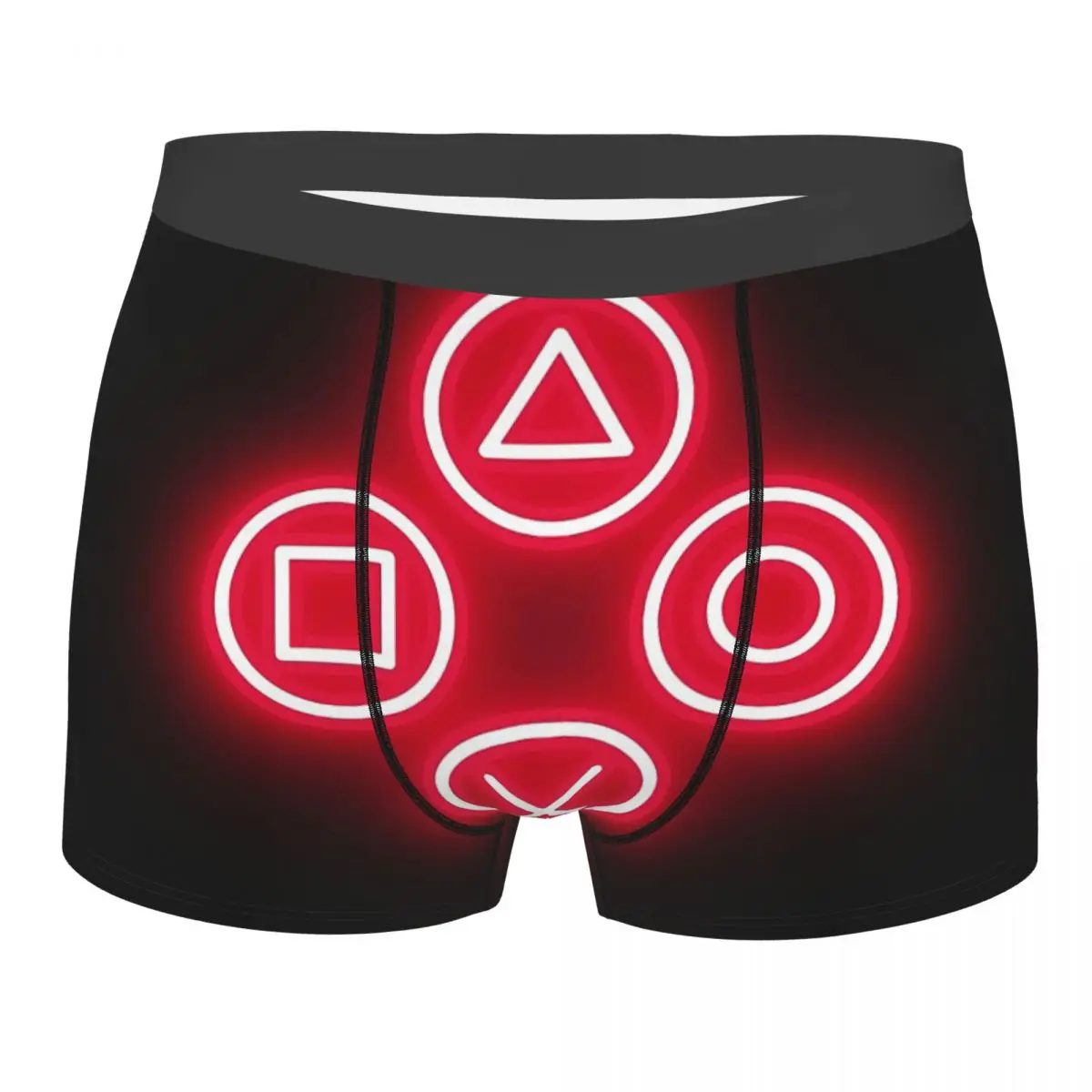 

Console Neon Buttons (red) Man's Boxer Briefs Underpants Highly Breathable High Quality Gift Idea