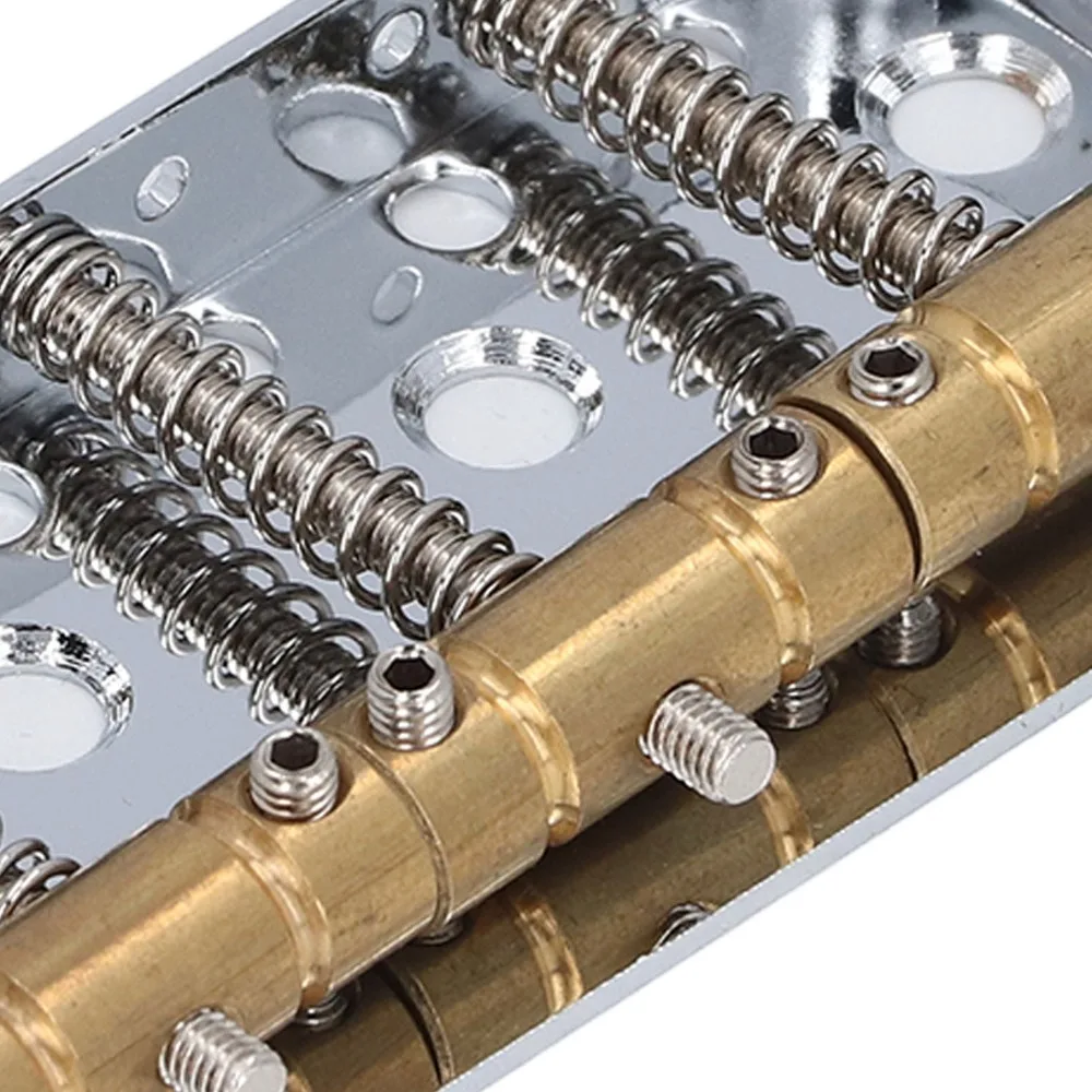 3-Saddle Electric Guitar Bridge Metal Silver Color Guitar Replacement Parts For TL guitar bridge base plate