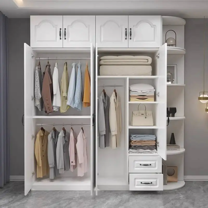 

Partition Luxury Designs Wardrobe Bedroom Handles Corner Modern Drawers Wardrobe Storage Cabinets Armario Furniture For Home