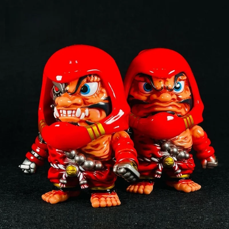 En Existencia, Damo Tian, Rojo, Sofubi de Goma, Figura de Acción de Anime de Goma Suave, Modelo de Juguete, Amuleto Coleccionable, Serie de Regalo, Adornos