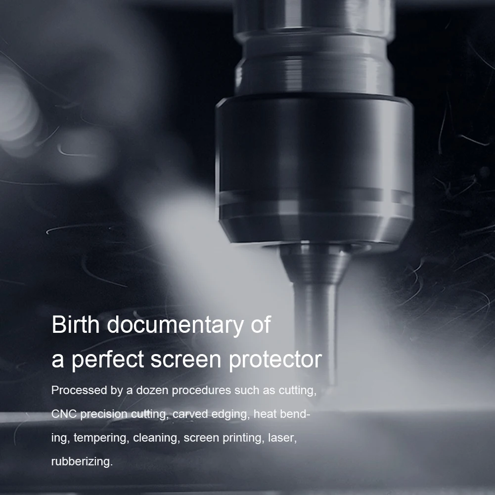 Nillkin dla iPhone 16 Pro Max/16 Pro 3D CP + MAX Pełne pokrycie szklanej folii hartowanej folii ochronnej na telefon komórkowy dla iPhone 16 Plus — zdjęcie produktu 3
