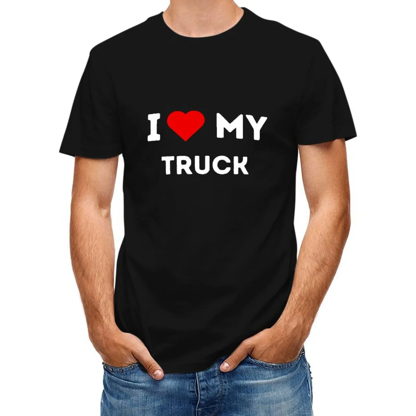 

I love my truck design T-Shirt hippie clothes anime tshirt fashion shirts affliction shirts cotton t shirt men