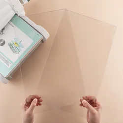 1 Pair Cutting Pads Compatible with Bsp & Bs Switch Plus for Die Cutting Machine Clear Polycarbonate Plastic Plates Diy Tool