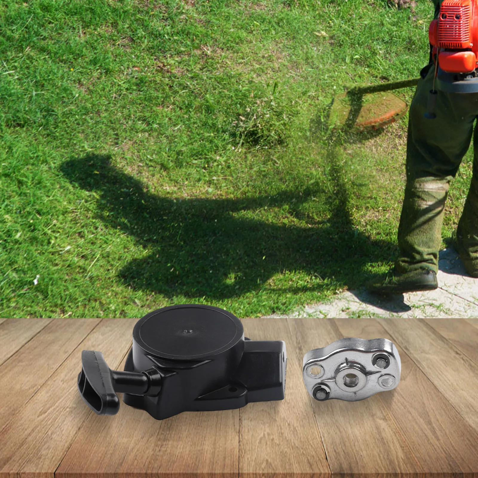 ชิ้นส่วนเครื่องจักรกลอุปกรณ์กลางแจ้ง Pawl สําหรับเครื่องตัดหญ้า การออกแบบการติดตั้งง่าย กลไกการเริ่มต้นที่มีประสิทธิภาพ