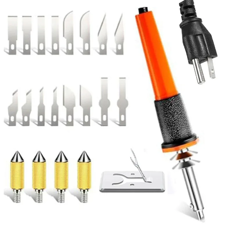 26 DIY Tool Engraving Knife Engraving Heat Transfer Head Pyrograph Pen Set 8 Different Blade Engraving Tools