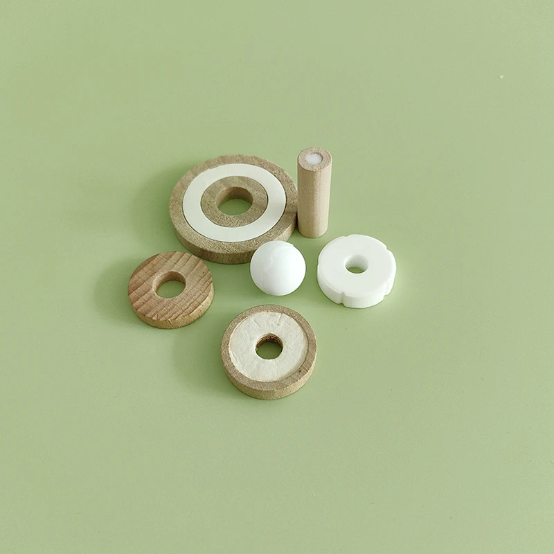 No Smell 2/6pcs Car Perfume Replacement Wood and PE Solid Perfume Drop Essential Oils Suitable For Many car Air Freshener