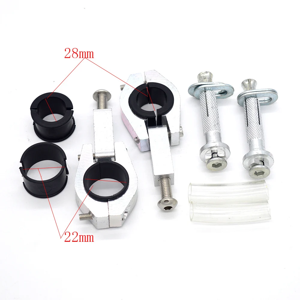 Motorcycle Hand Guard Mounting Holder Handguards Clamp Mounting Mount Kits 22/28mm Handlebar Mx Atv Quad Bike Brush