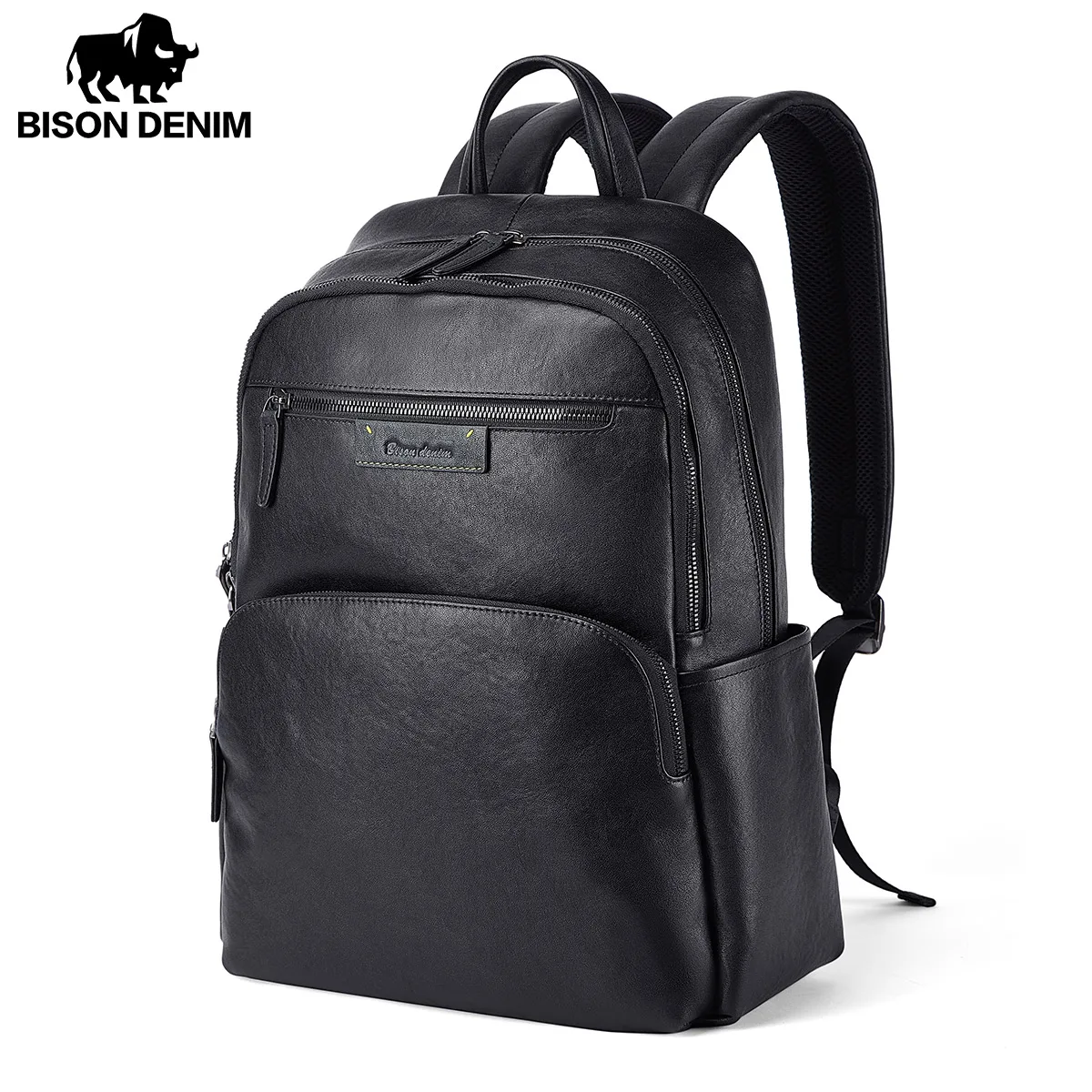 2022 New Backpack Men Genuine Leather Rucksack Fashion Schoolbag For Teenager Boys Travel Bag Male Laptop Backpack Leather Bags