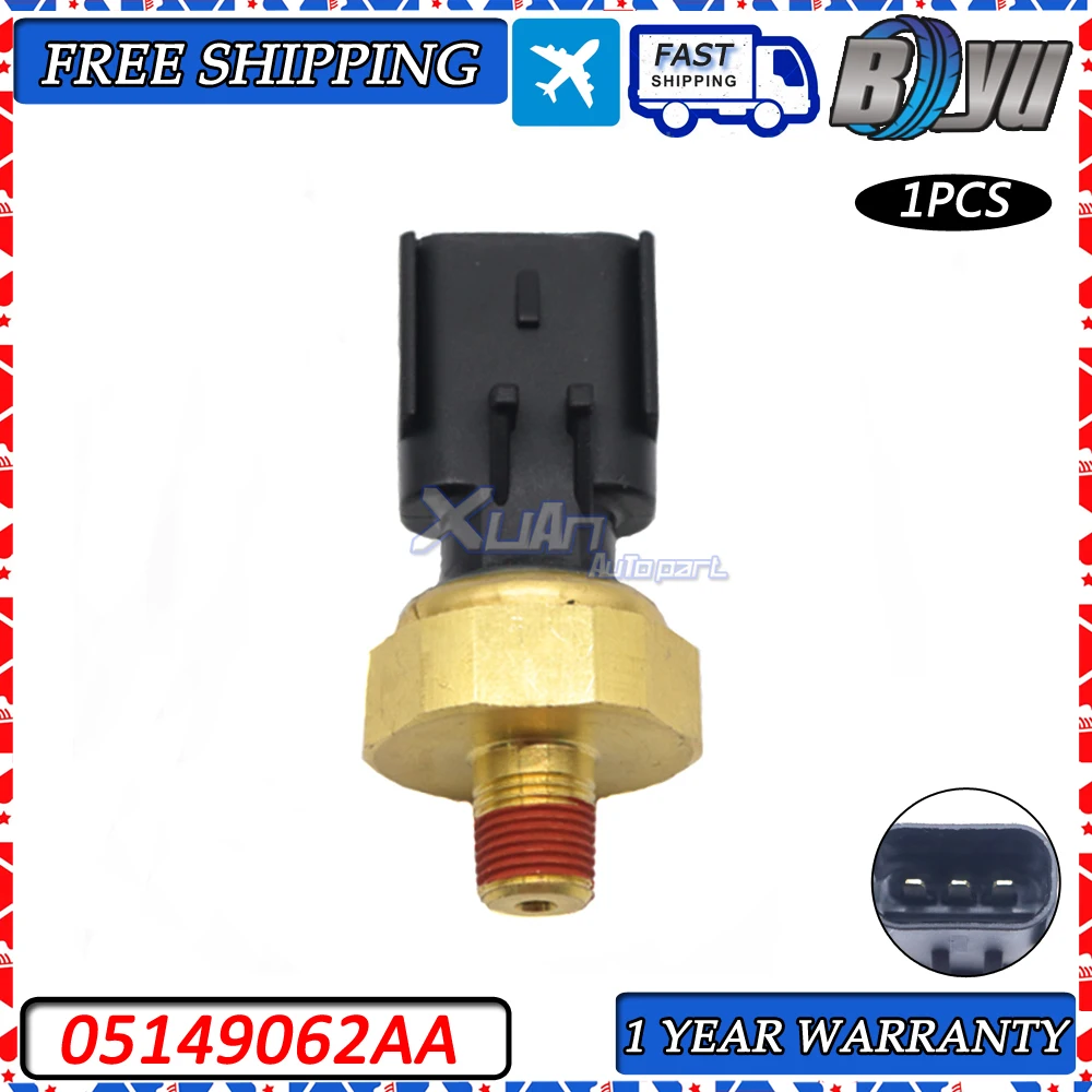 XUAN 05149062AA Engine Oil Pressure Switch Sensor Sending Unit for Jeep Dodge Durango Charger Chrysler 200 3.6L 5.7L 68258694AA