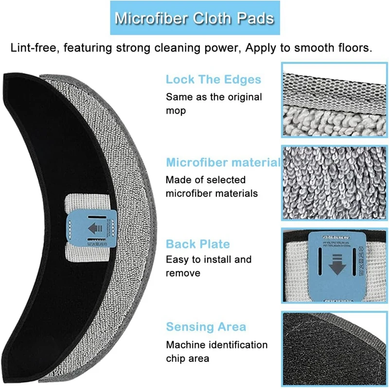 Cepillos laterales principales, filtros, mopas de plástico, accesorios de aspiradora para Irobot Roomba Combo J7 + / J7 Plus, Robot aspirador