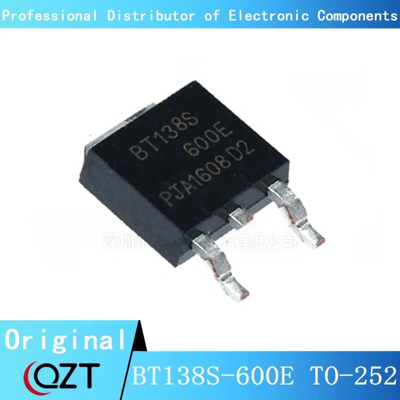 10pcs/lot BT138S-600E TO252 BT138S-600 138S-600E 12A 600V TO-252 chip New spot