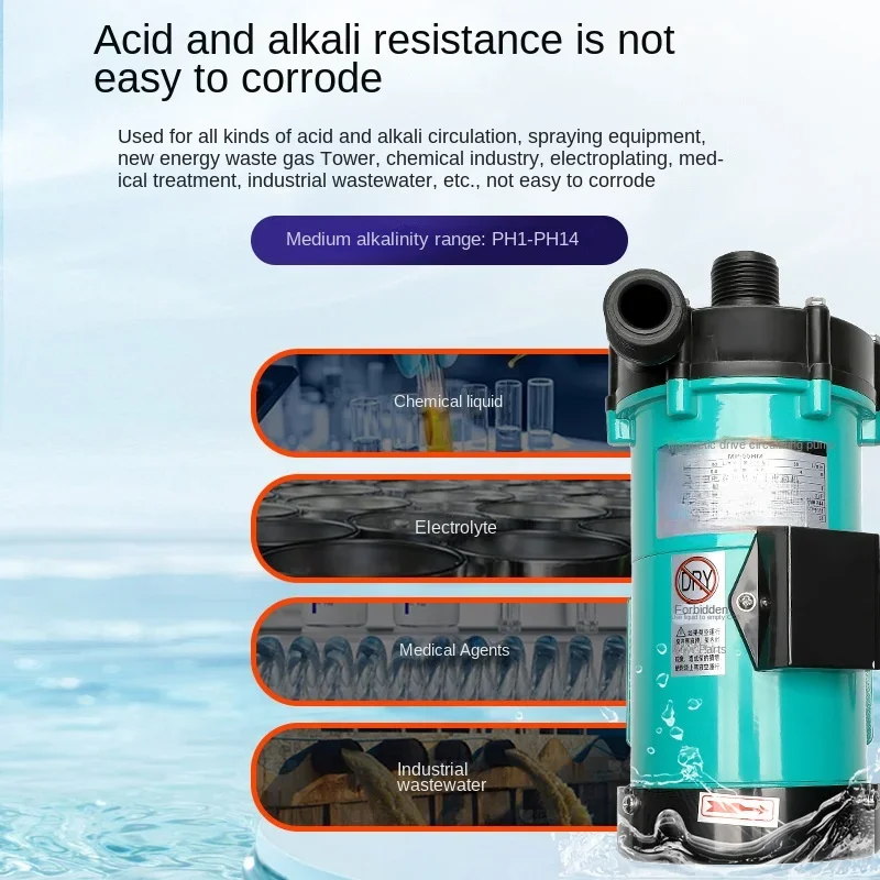 Corrosion Magnetic Circulation MP-20RM-SS Micro Magnetic Driven Circulation Pump Micro Magnetic Pump