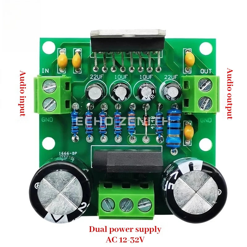 TDA7294 Digital Power Amplifier Board 100W High Power Dual 12-32V Single Channel Audio Amplifier Module for DIY Speaker