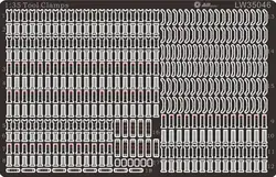 1/35 Model's Accessories WWII German Vehicle Tools Clamps LW35046 Metal sheet
