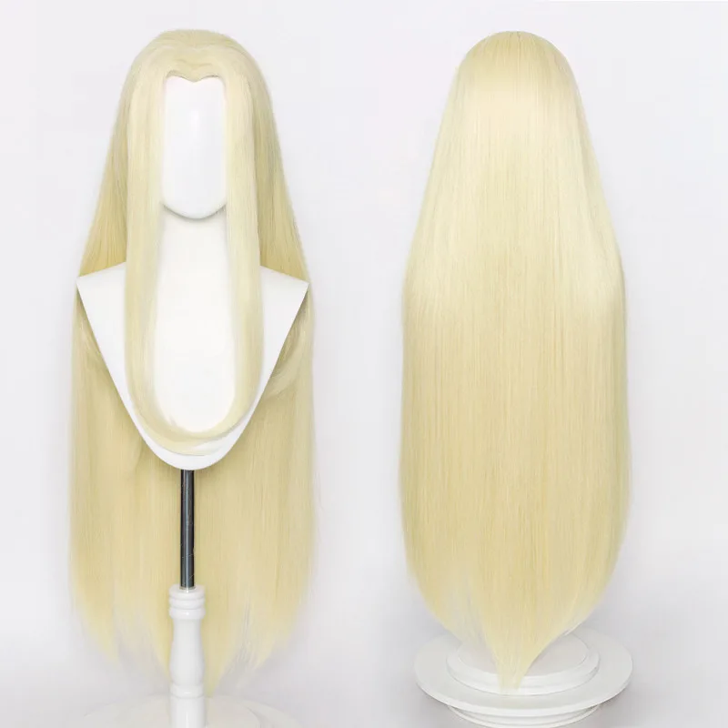 Anime Jujutsu Kaisen tsukumo yuki Cosplay Long Straight Yellow Heat Resistant Synthetic Hair Halloween Wigs