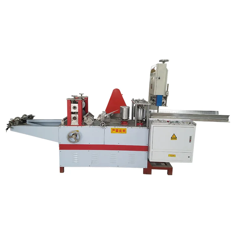 Automatic Tissue Paper Making Machine Napkin Paper Folding Machine Cheap for Small Business Home Business Production customized