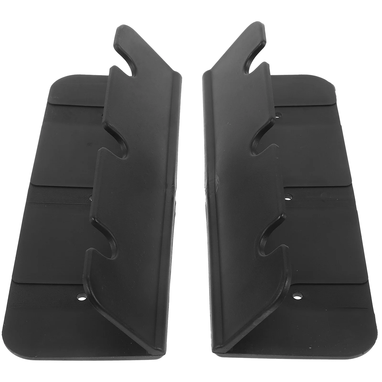 2 Pcs Boat Seat Hook Clip PVC Inflatable Yacht Dinghy Accessories Black Plastic Clip Supplies Rowing Mountings Secure