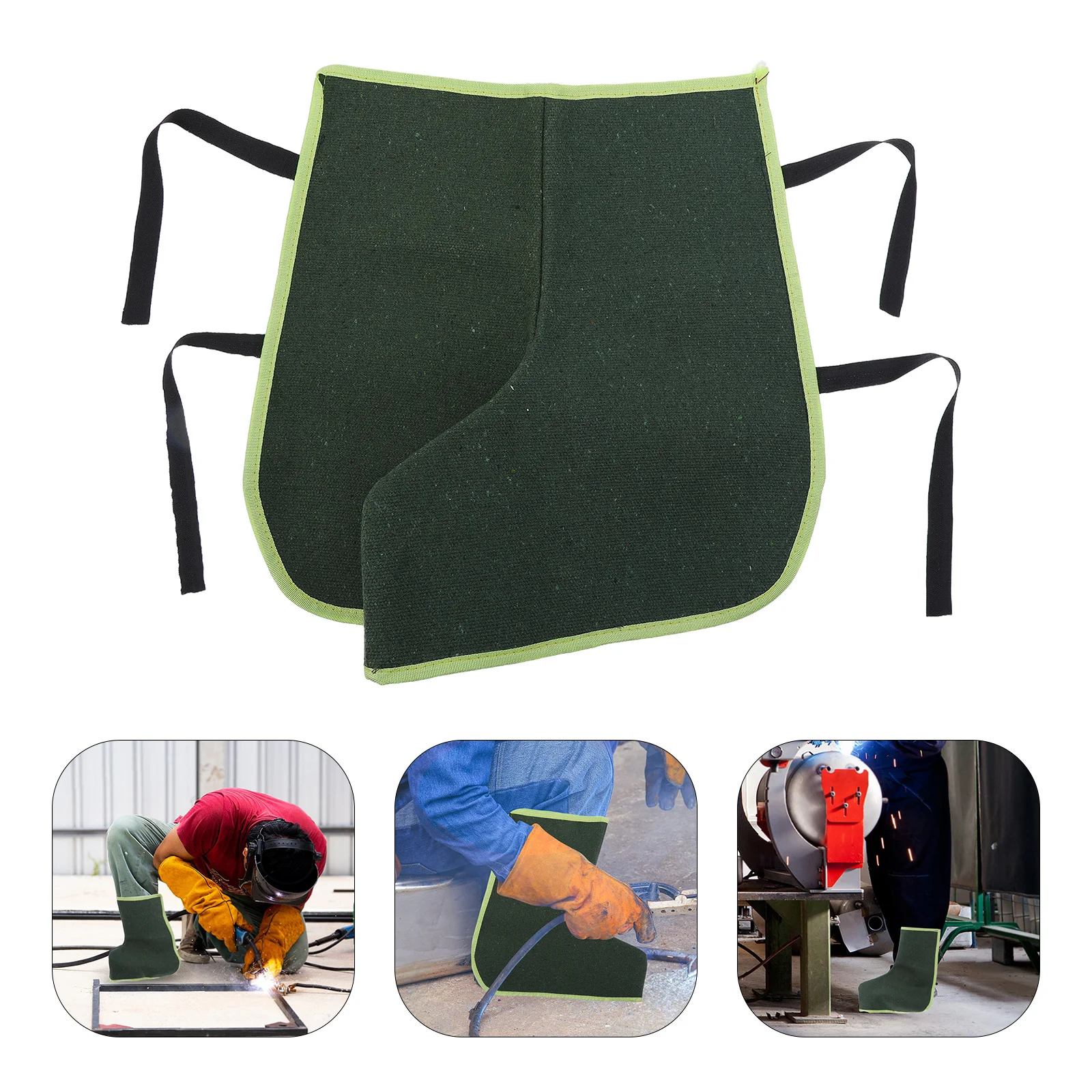 

2pcs Welding Boot Covers High-Density Canvas Foot Protectors For Men 13.8X11.4 Inch Reusable Work Boot Shoe Guards Welding Shoe