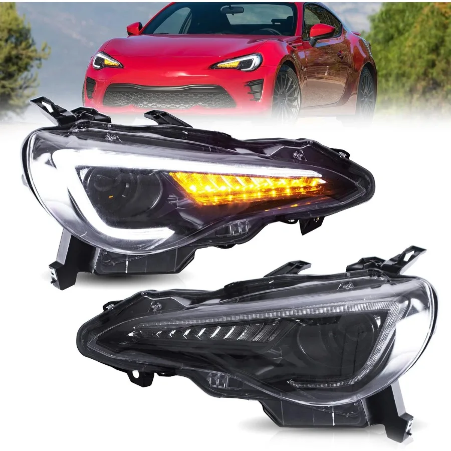 

Headlight Assembly Fit for 2012-2021 86 1st Gen Subaru BRZ Scion FRS Plugandplay Regular